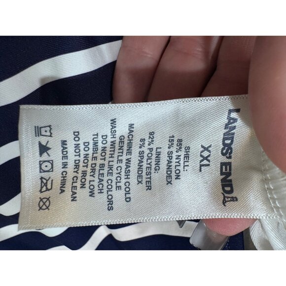 Lands' End one piece bathing suit size XXL high neck slimming tummy control - Picture 4 of 5